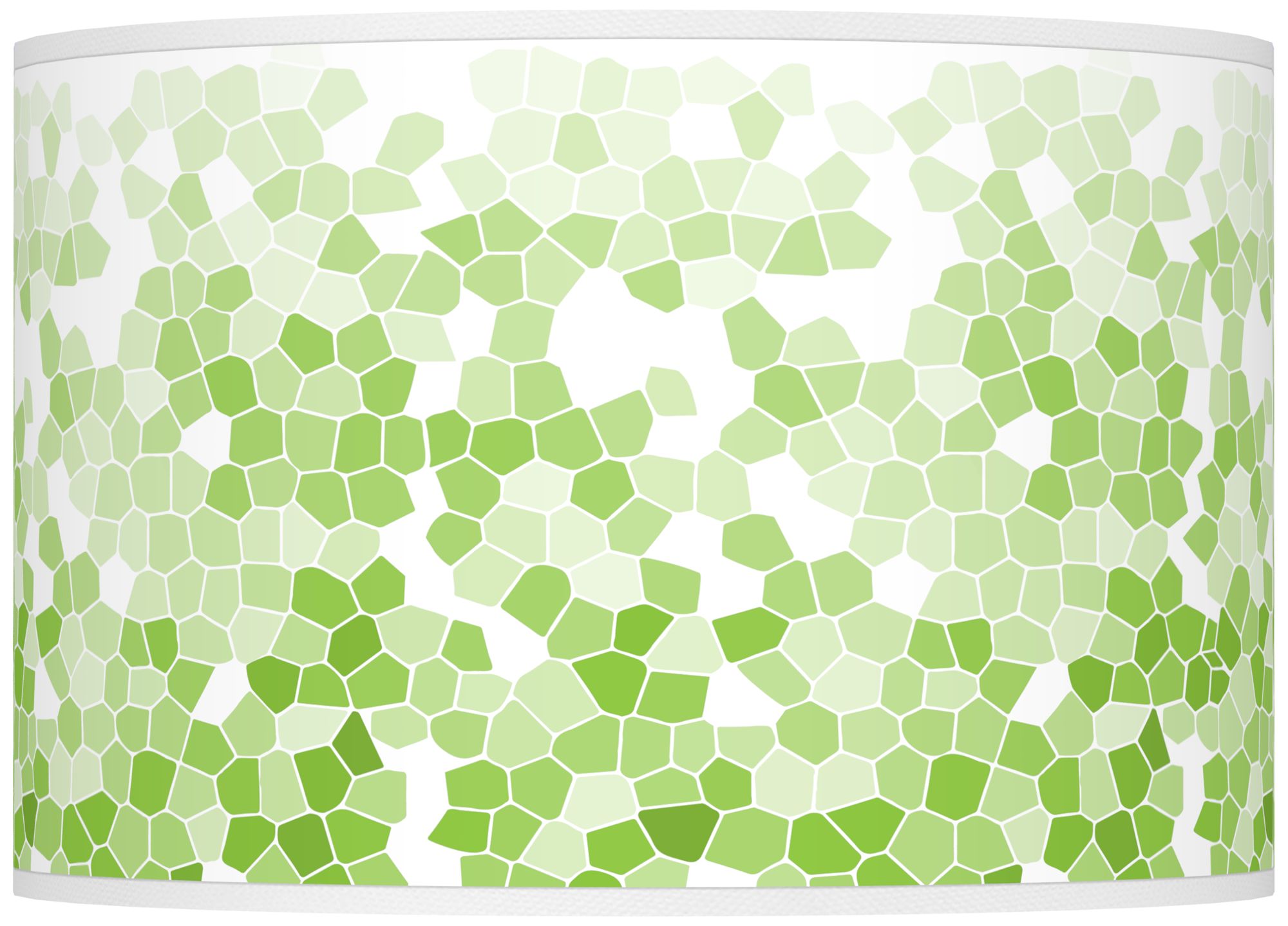 Color Plus Ovo 28 1/2" High Mosaic Shade Neon Green Table Lamp