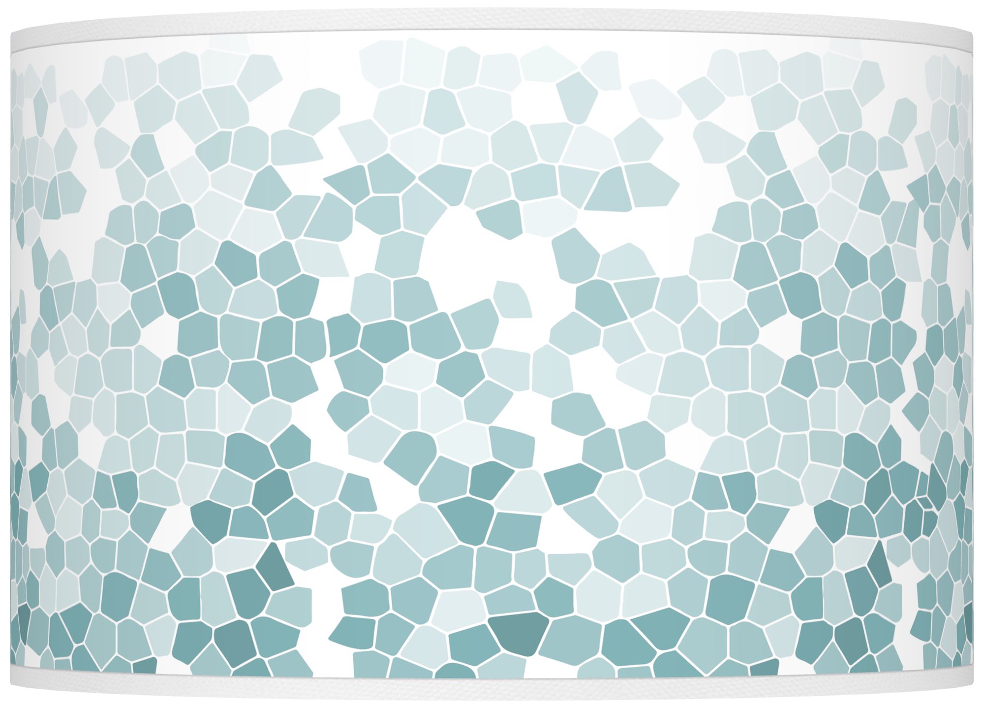 Color Plus Ovo 28 1/2" Mosaic Shade Reflecting Pool Blue Table Lamp