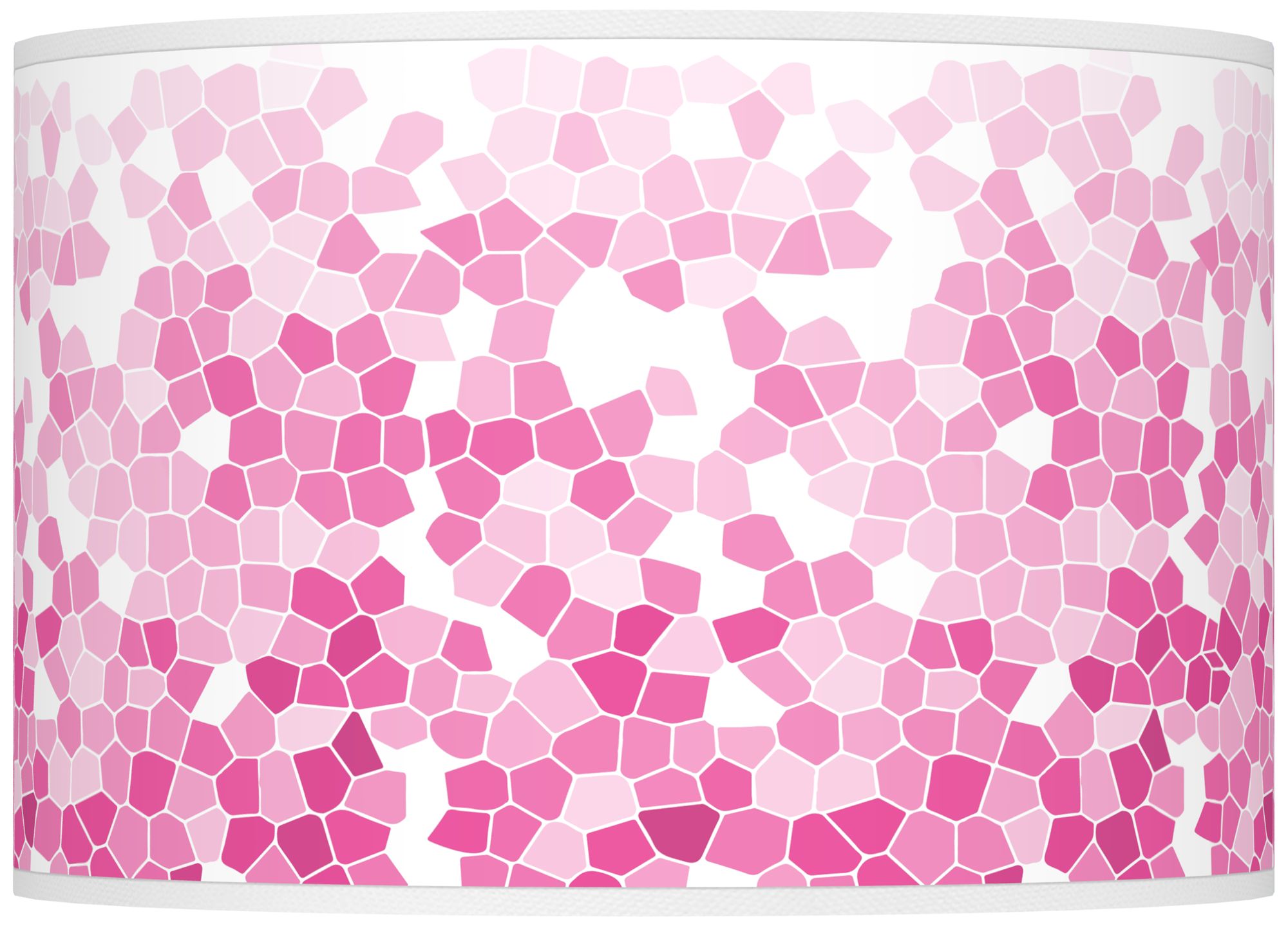 Color Plus Ovo 28 1/2" Mosaic Pattern Shade Fuchsia Pink Table Lamp