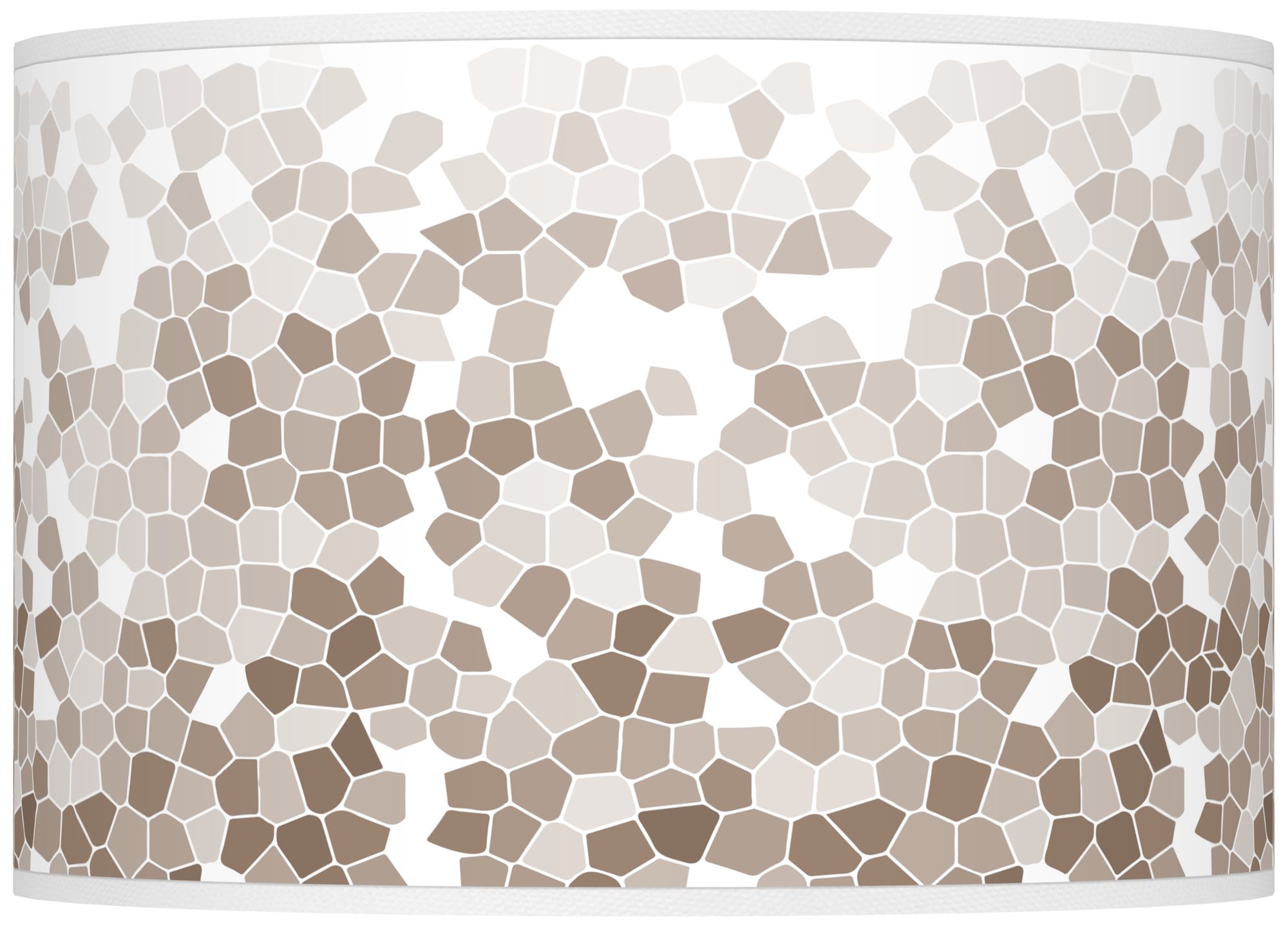 Color Plus Ovo 28 1/2" High Mosaic Shade Mocha Brown Table Lamp