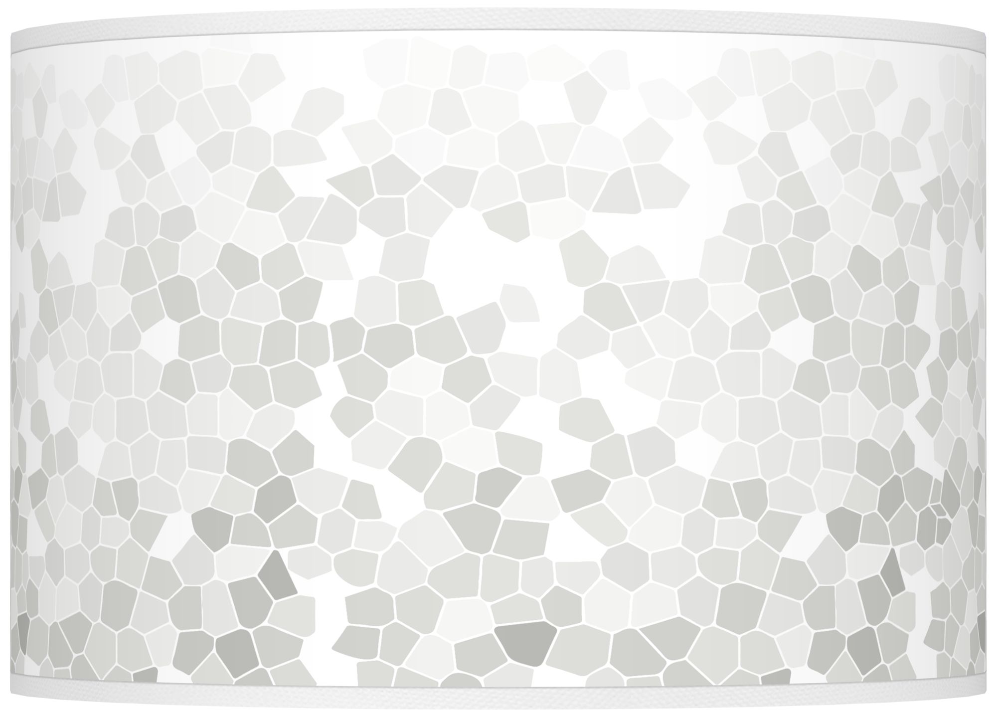 Color Plus Ovo 28 1/2" Mosaic Shade Winter White Table Lamp