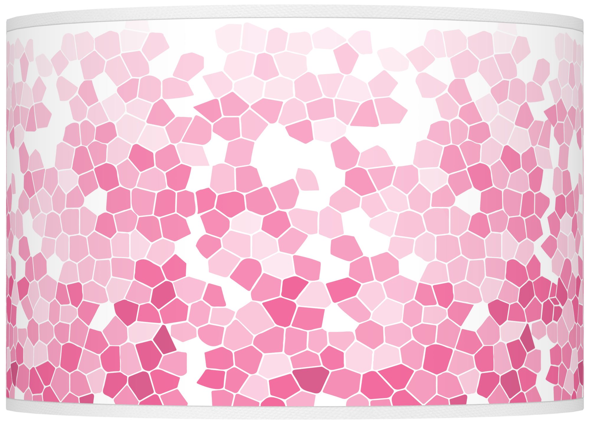 Color Plus Ovo 28 1/2" High Mosaic Shade Blossom Pink Table Lamp