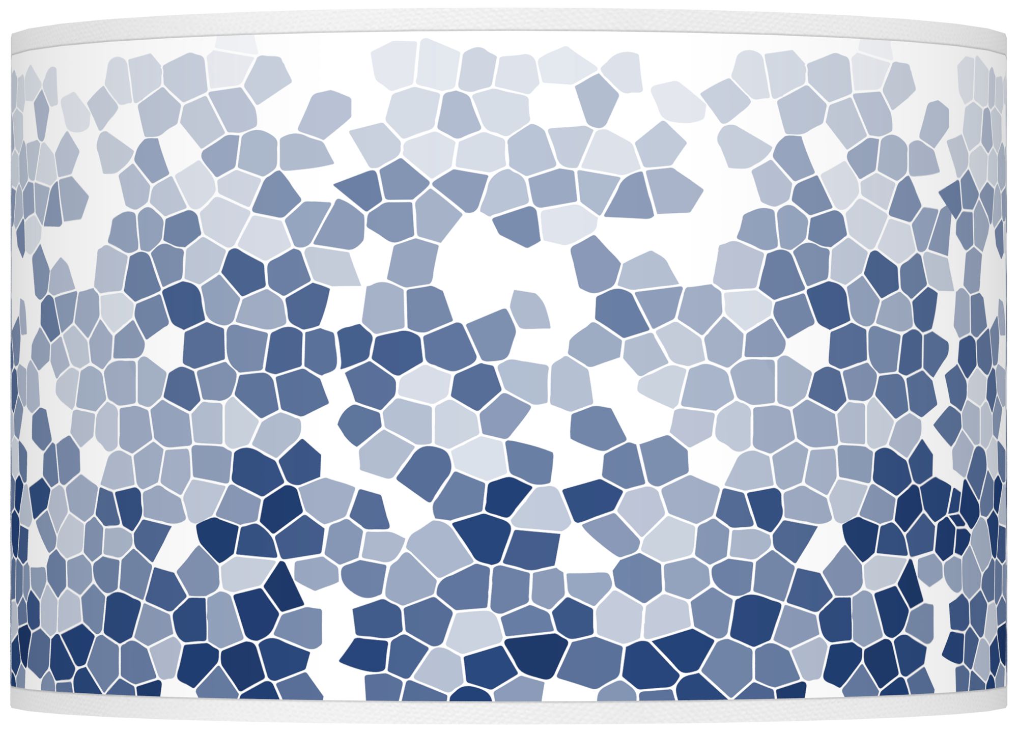 Color Plus Ovo 28 1/2" High Mosaic Shade Monaco Blue Table Lamp