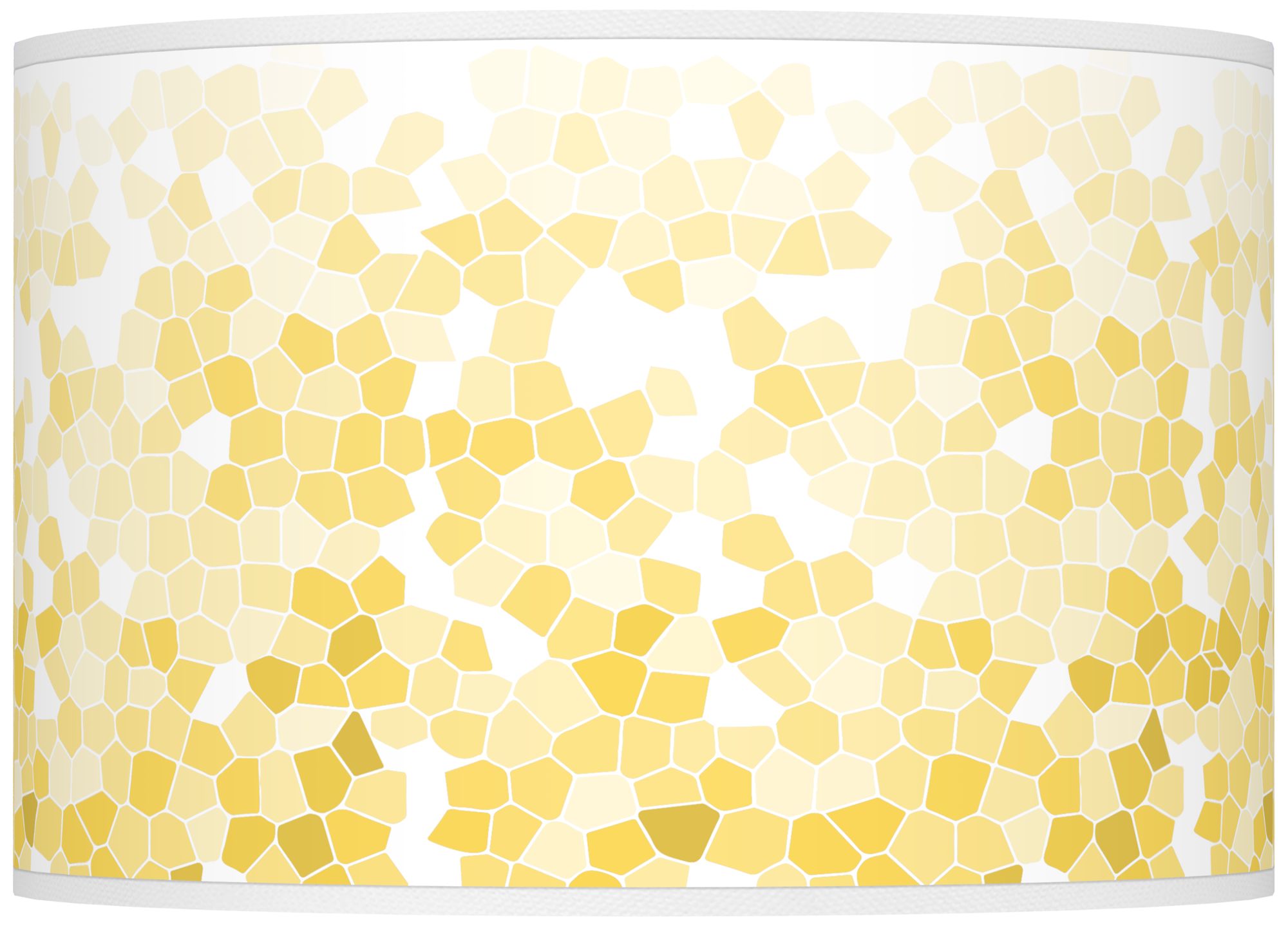 Color Plus Ovo 28 1/2" High Mosaic Shade Lemon Zest Yellow Table Lamp