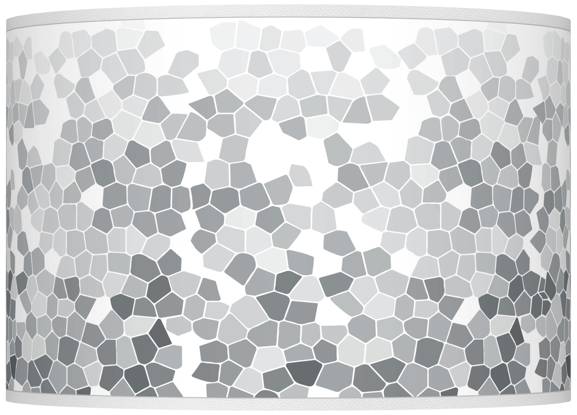 Color Plus Ovo 28 1/2" Mosaic Shade Software Gray Table Lamp