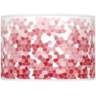 Ribbon Red Mosaic Giclee Apothecary Table Lamp