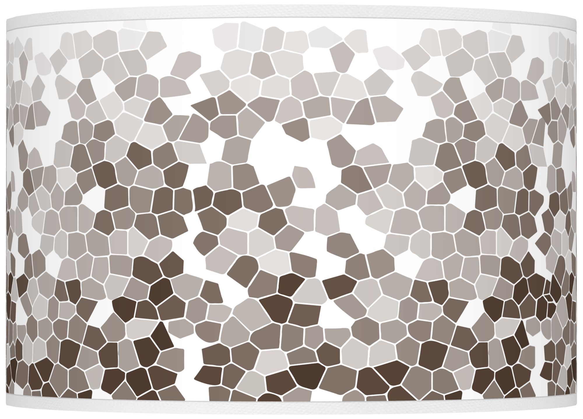 Color Plus Ovo 28 1/2" Mosaic Shade Carafe Brown Table Lamp