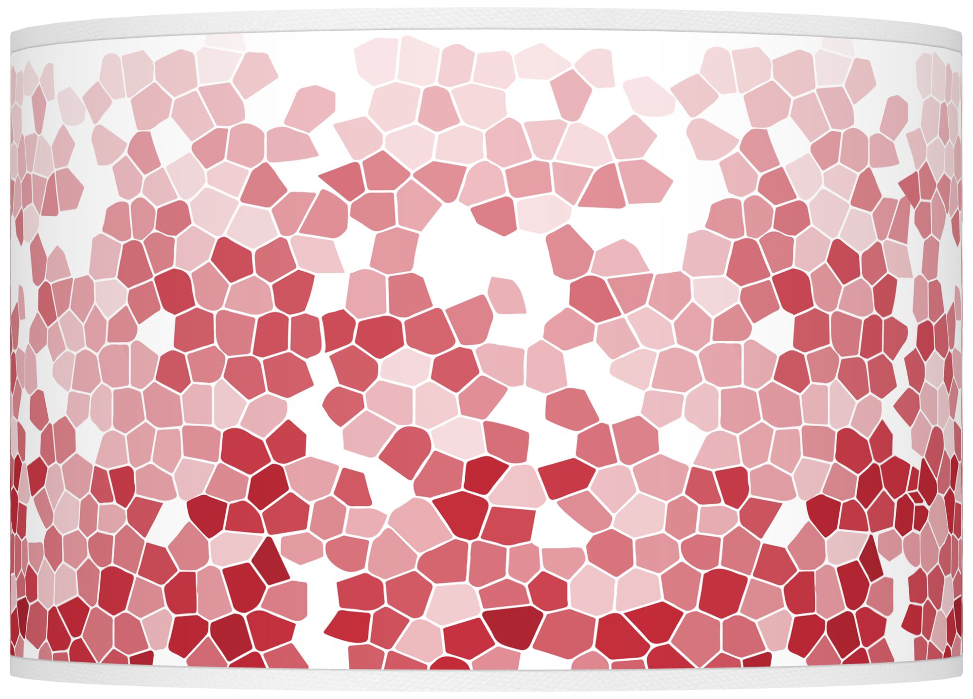 Color Plus Ovo 28 1/2" Mosaic Shade Samba Red Table Lamp