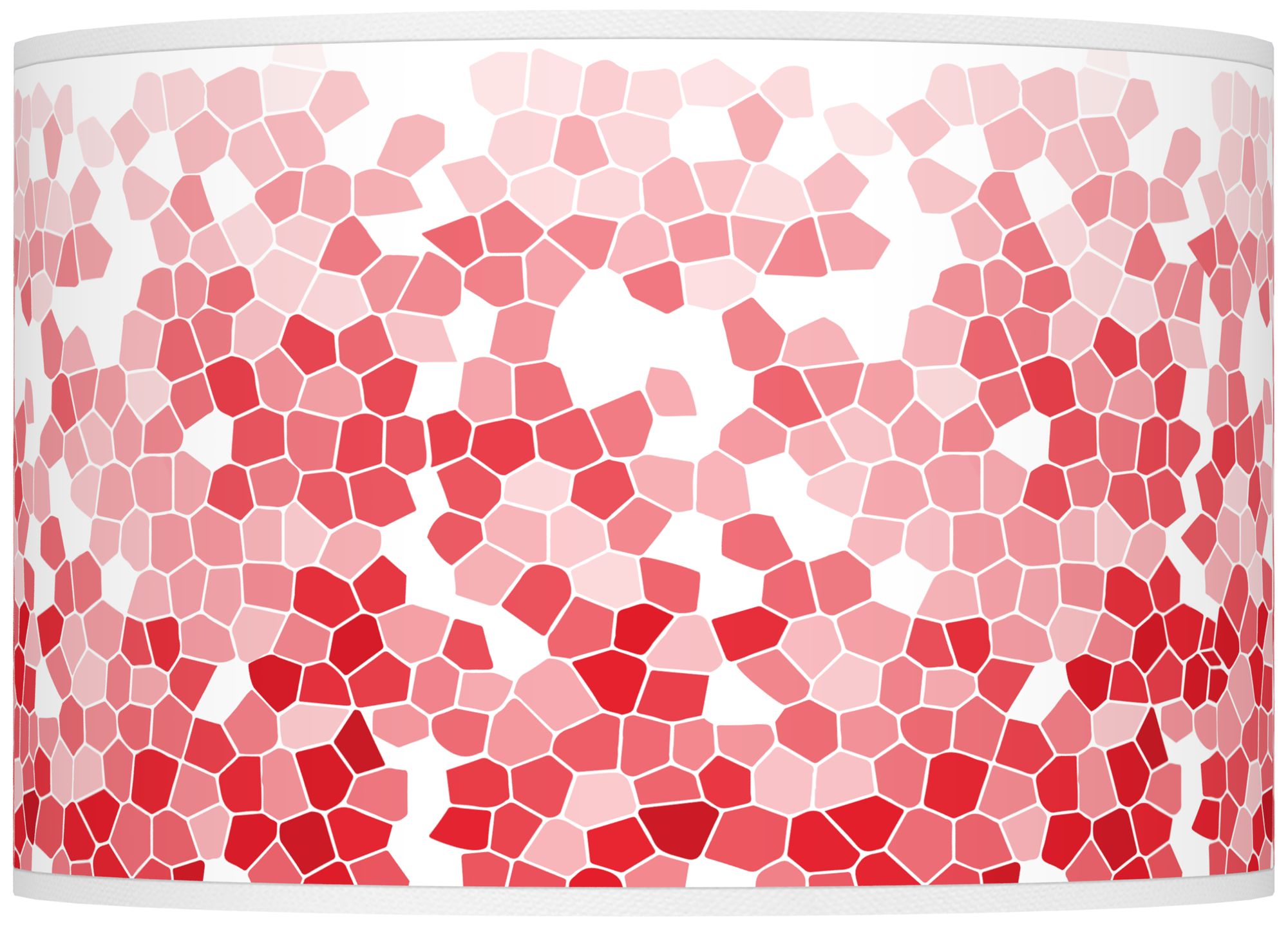 Color Plus Ovo 28 1/2" High Mosaic Shade Bright Red Table Lamp