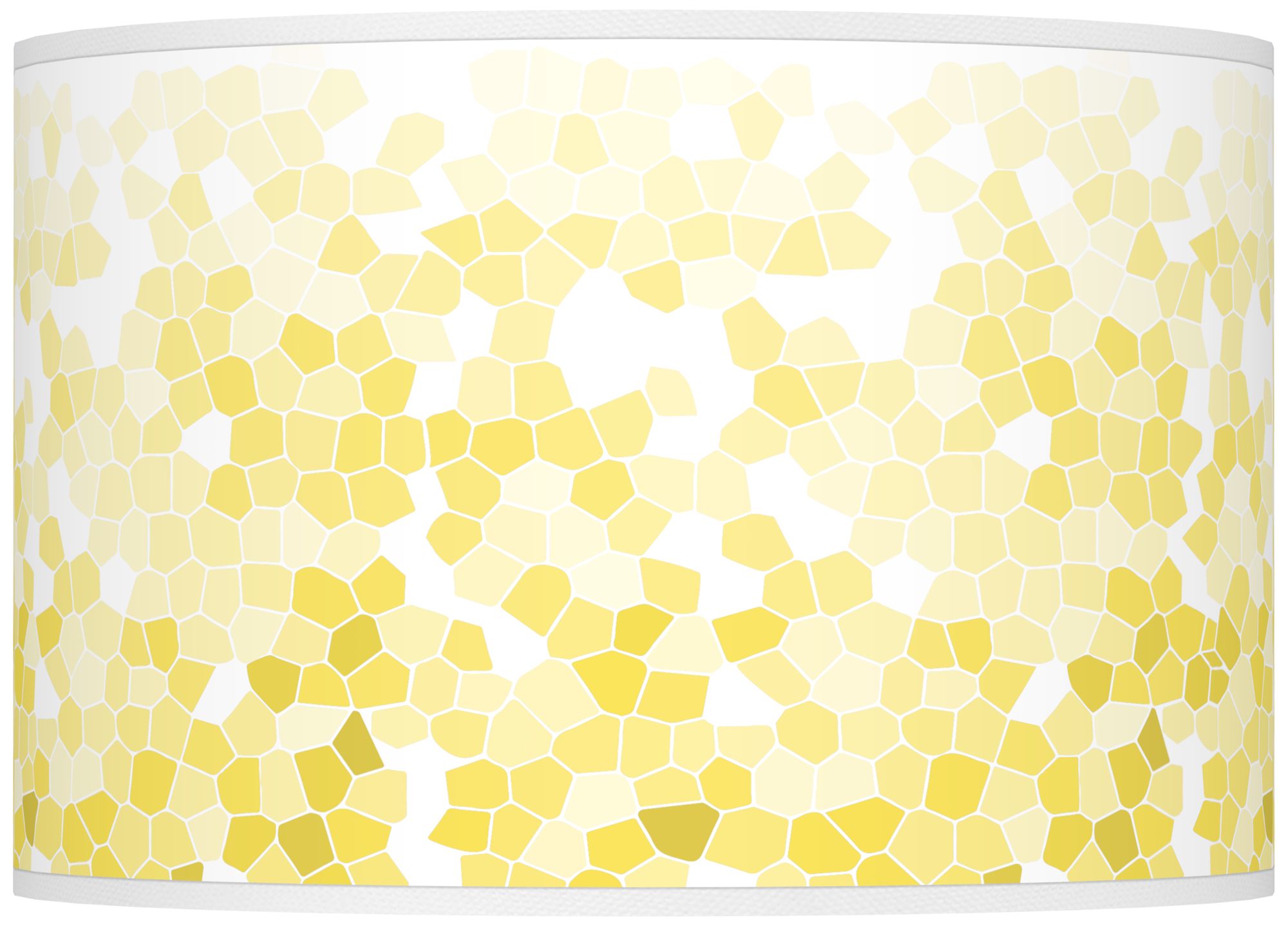 Color Plus Ovo 28 1/2" Mosaic Shade Lemon Twist Yellow  Table Lamp