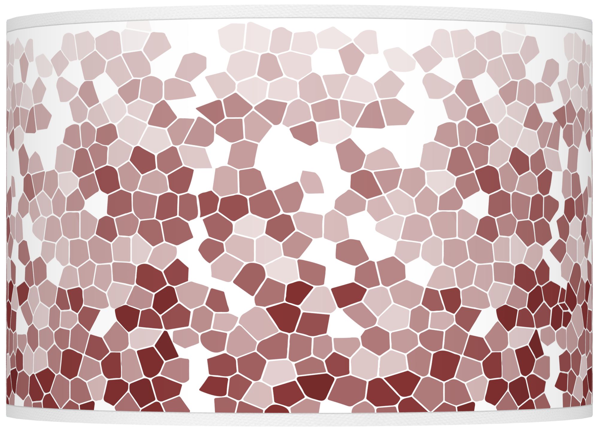 Color Plus Ovo 28 1/2" High Mosaic Shade Madeira Red Table Lamp