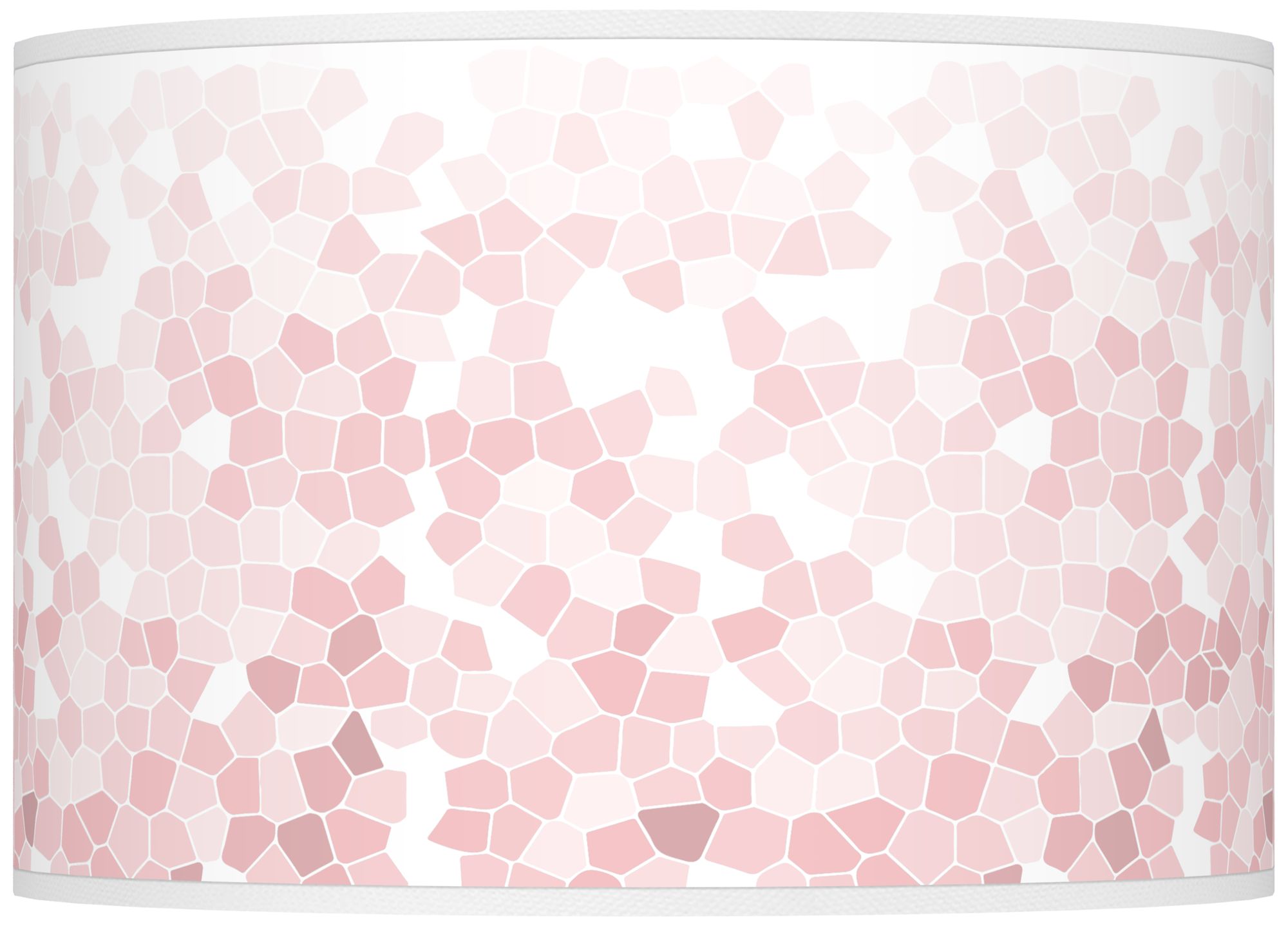 Color Plus Ovo 28 1/2" Mosaic Shade Rose Pink Table Lamp