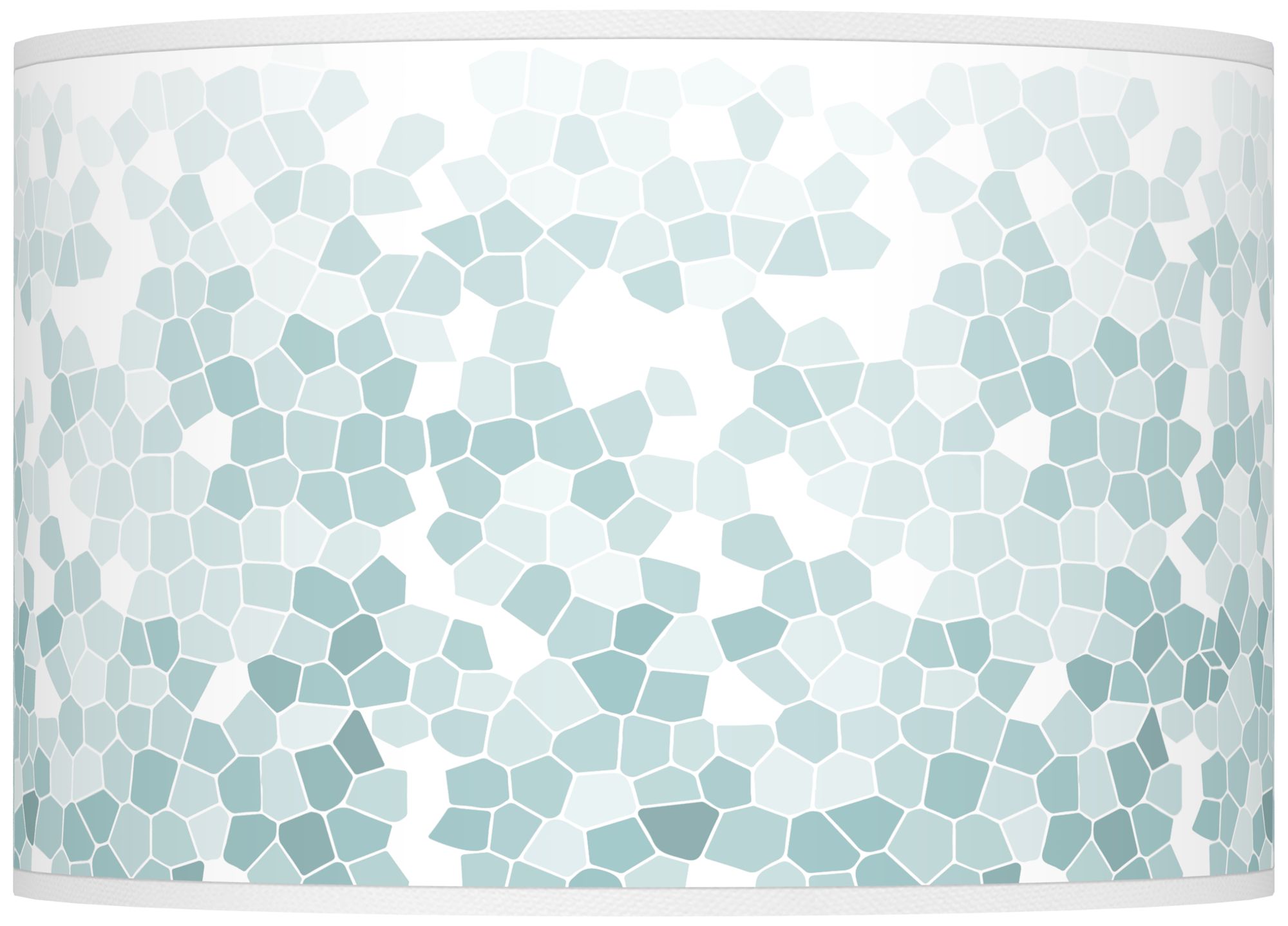 Color Plus Ovo 28 1/2" High Mosaic Shade Rain Blue Table Lamp