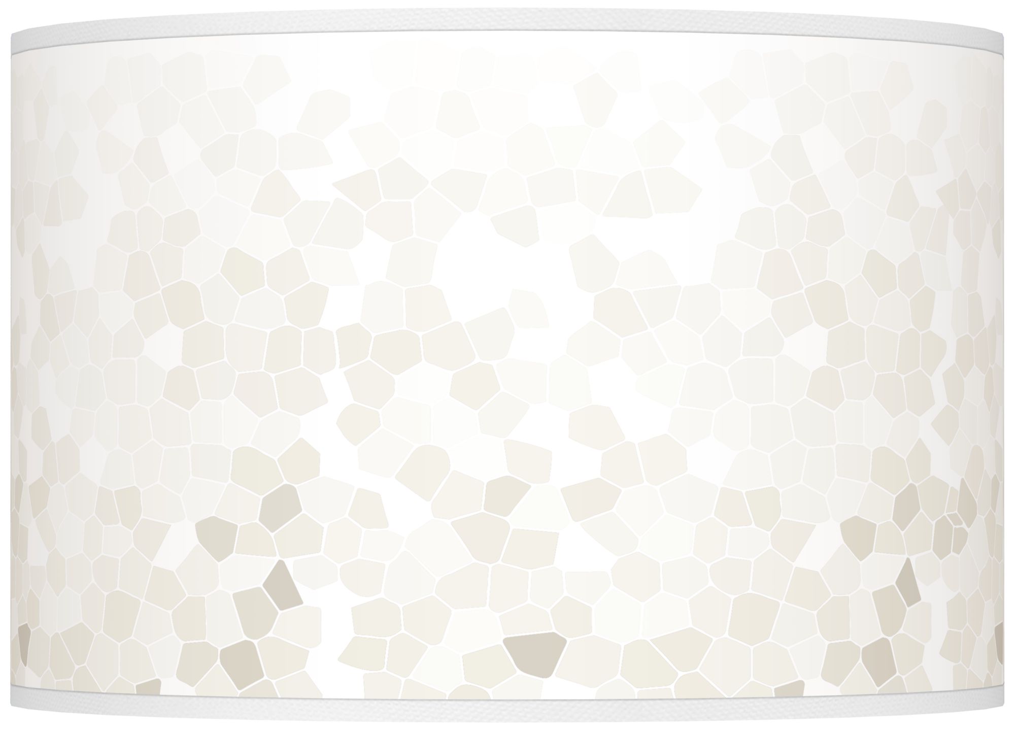 Color Plus Ovo 28 1/2" High Mosaic Shade Steamed Milk White Table Lamp