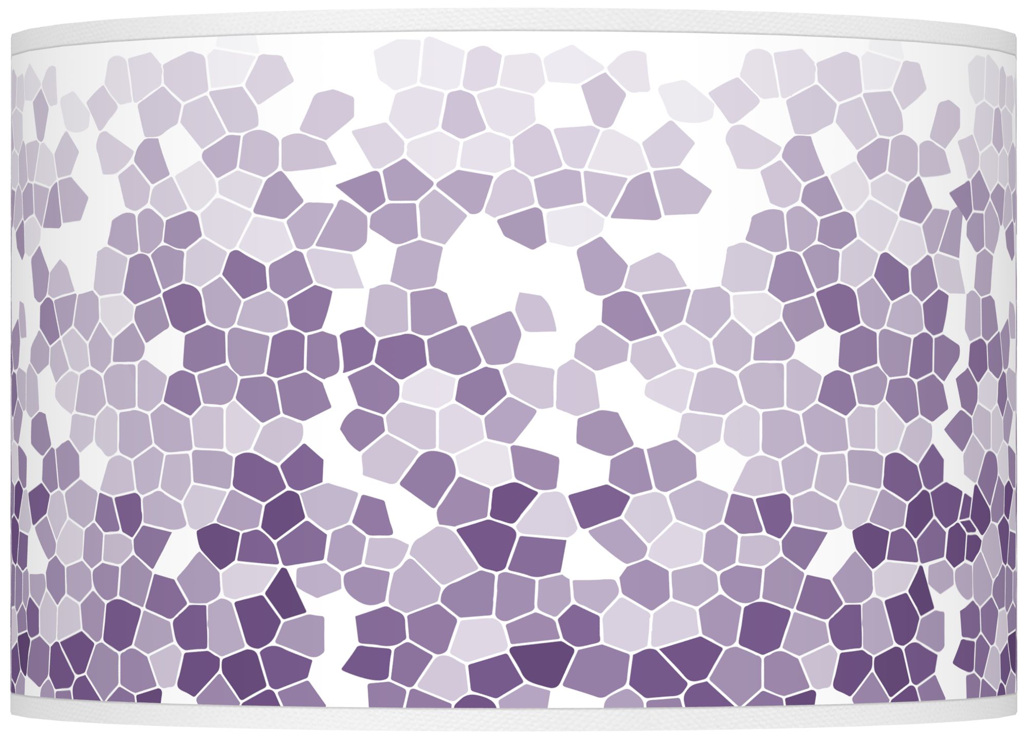 Color Plus Ovo 28 1/2" High Mosaic Shade Purple Haze Table Lamp