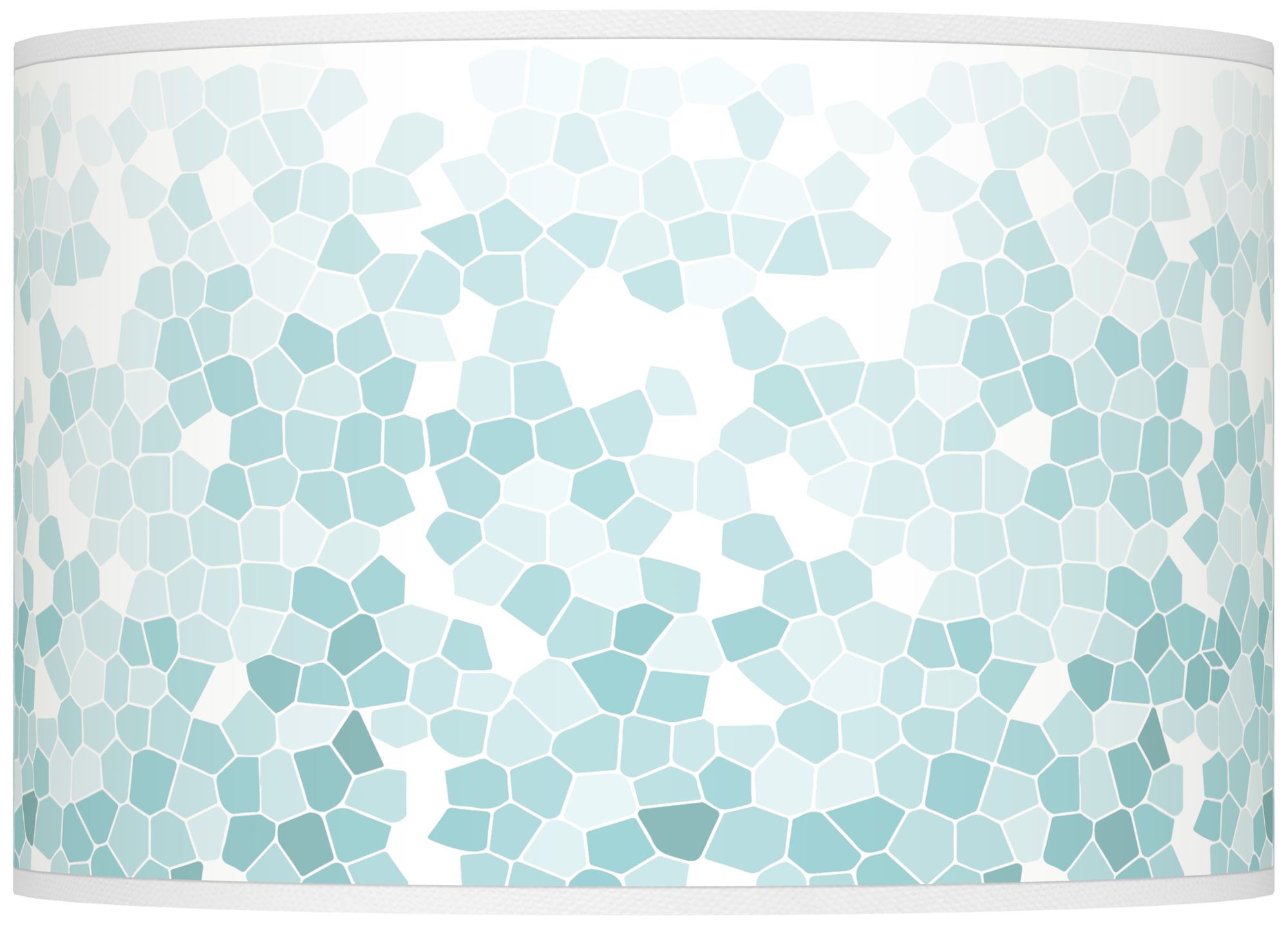 Color Plus Ovo 28 1/2" High Mosaic Shade Cay Blue Table Lamp