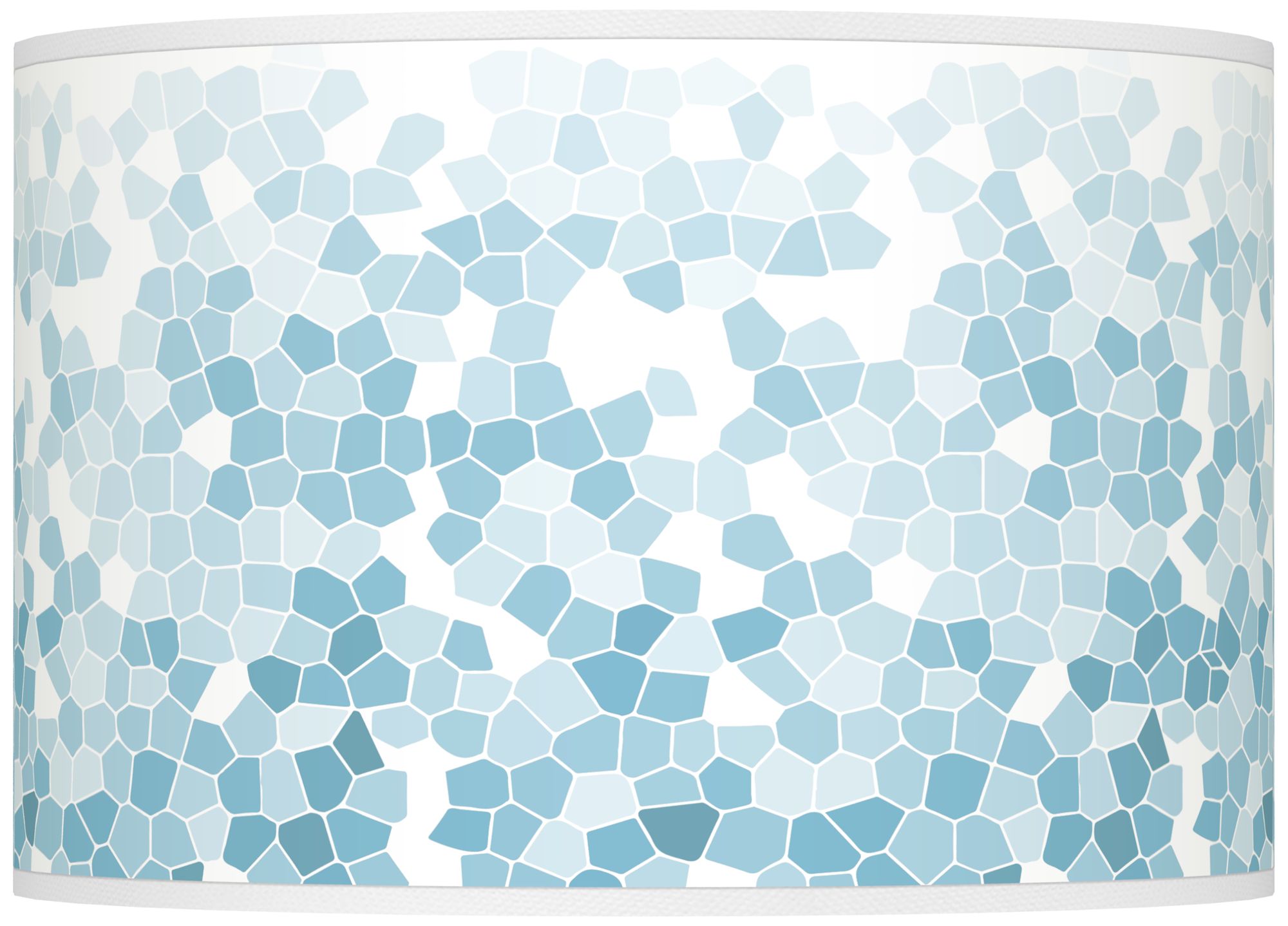 Color Plus Ovo 28 1/2" High Mosaic Shade Vast Sky Blue Table Lamp