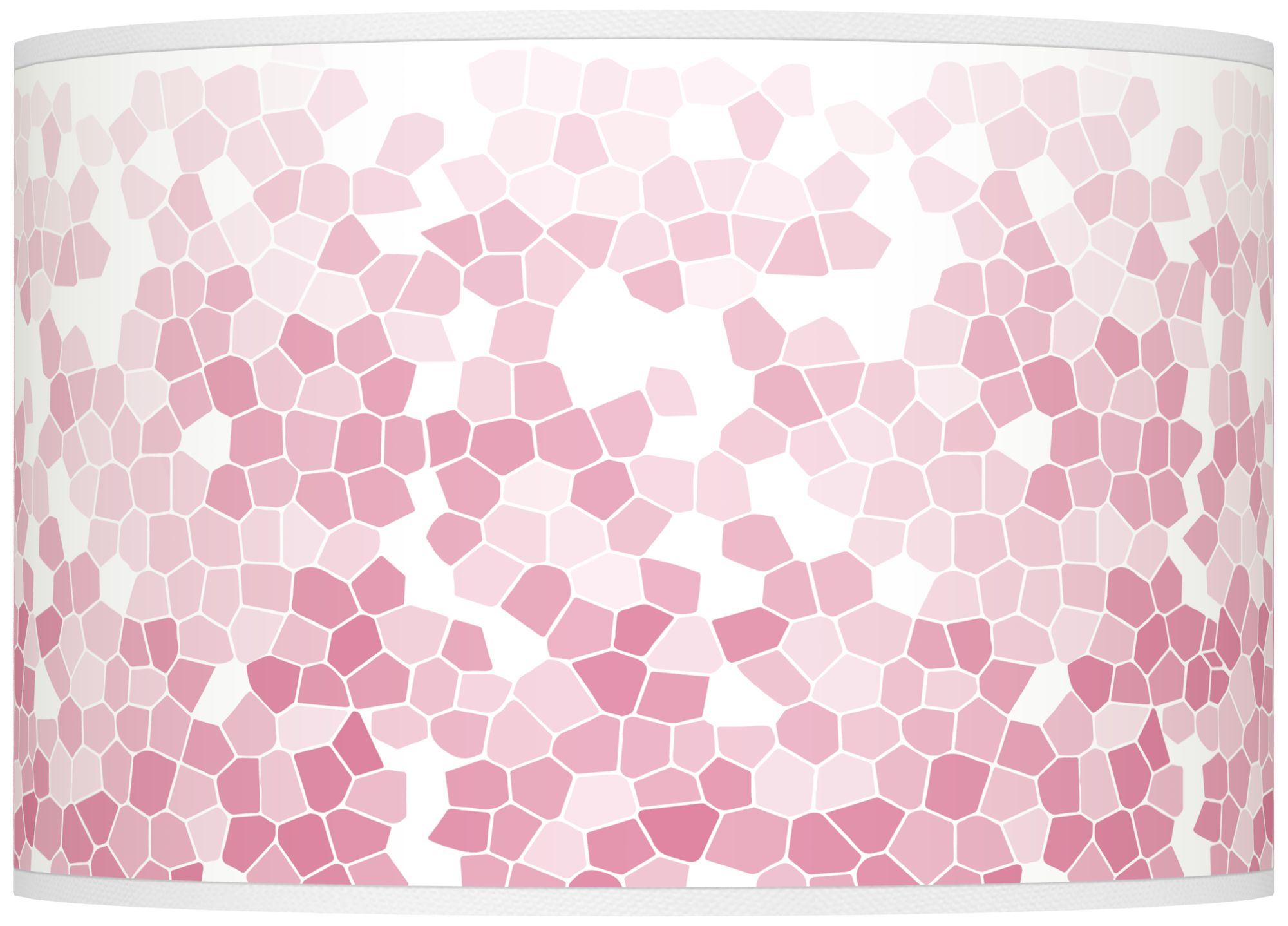 Color Plus Ovo 28 1/2" High Mosaic Shade Haute Pink Table Lamp