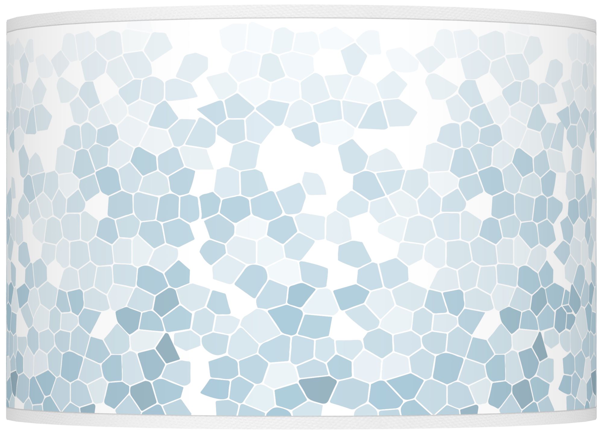 Color Plus Ovo 28 1/2" High Mosaic Shade Take Five Blue Table Lamp