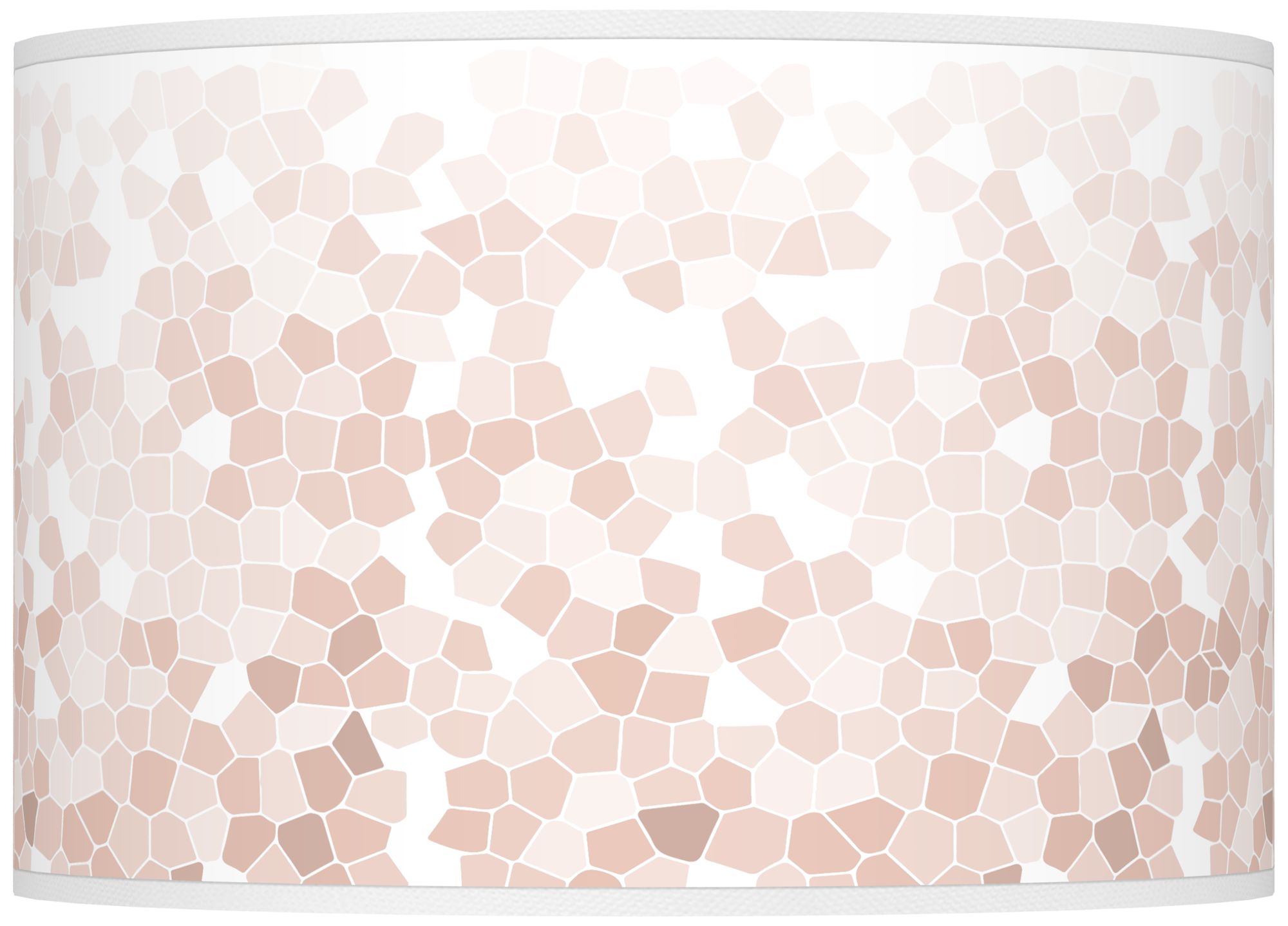 Color Plus Ovo 28 1/2" High Mosaic Shade Mellow Coral Pink Table Lamp