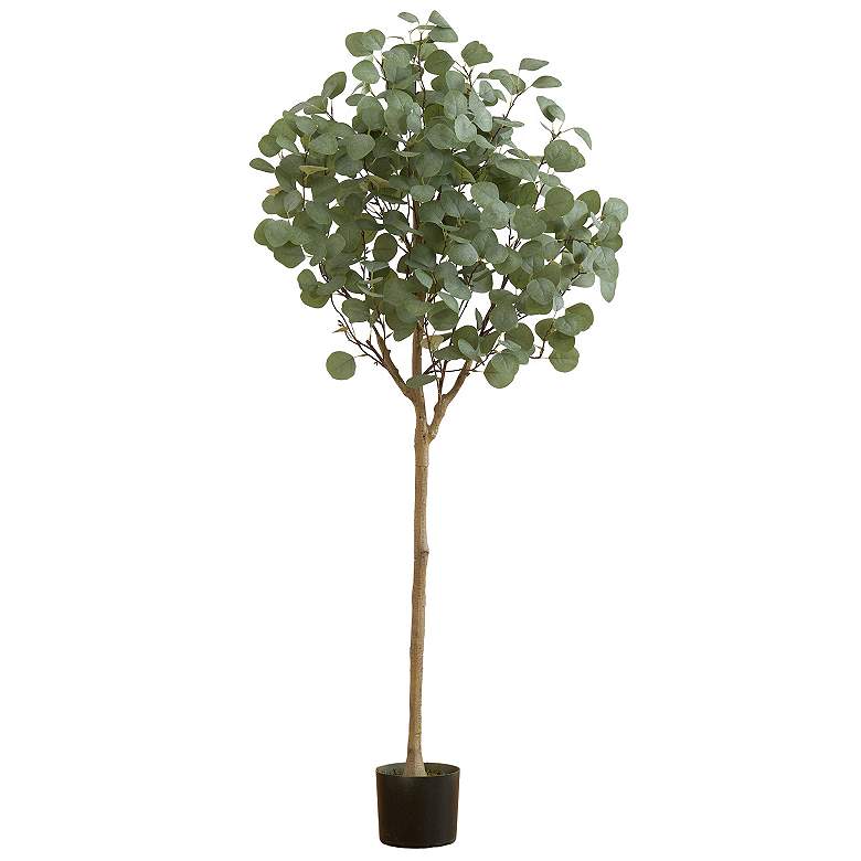 Image 1 5ft. Artificial Eucalyptus Tree