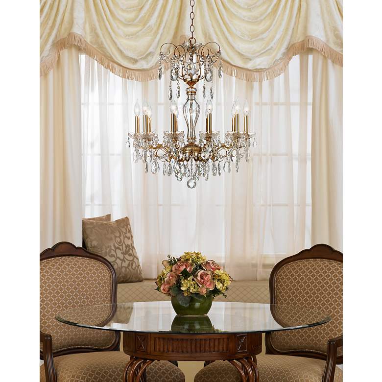 Image 1 Schonbek Sonatina 25 1/2" Wide Gold Crystal Chandelier in scene