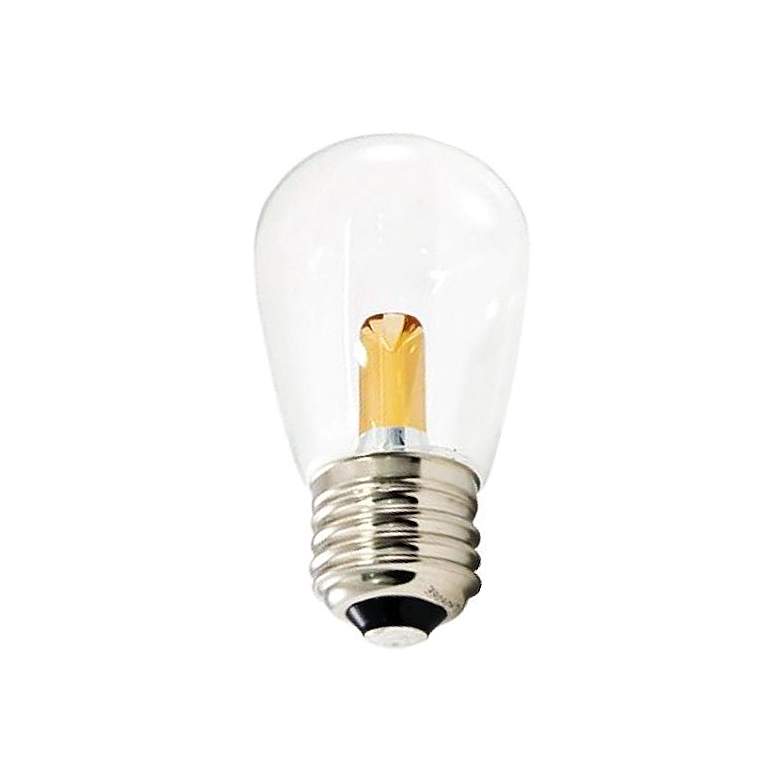 Image 1 5W Equivalent Clear 1.4 Watt LED Dimmable E26 S14 25-Pack