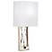 5W830 - Half-Rectangle White Sandstone Wall Sconce