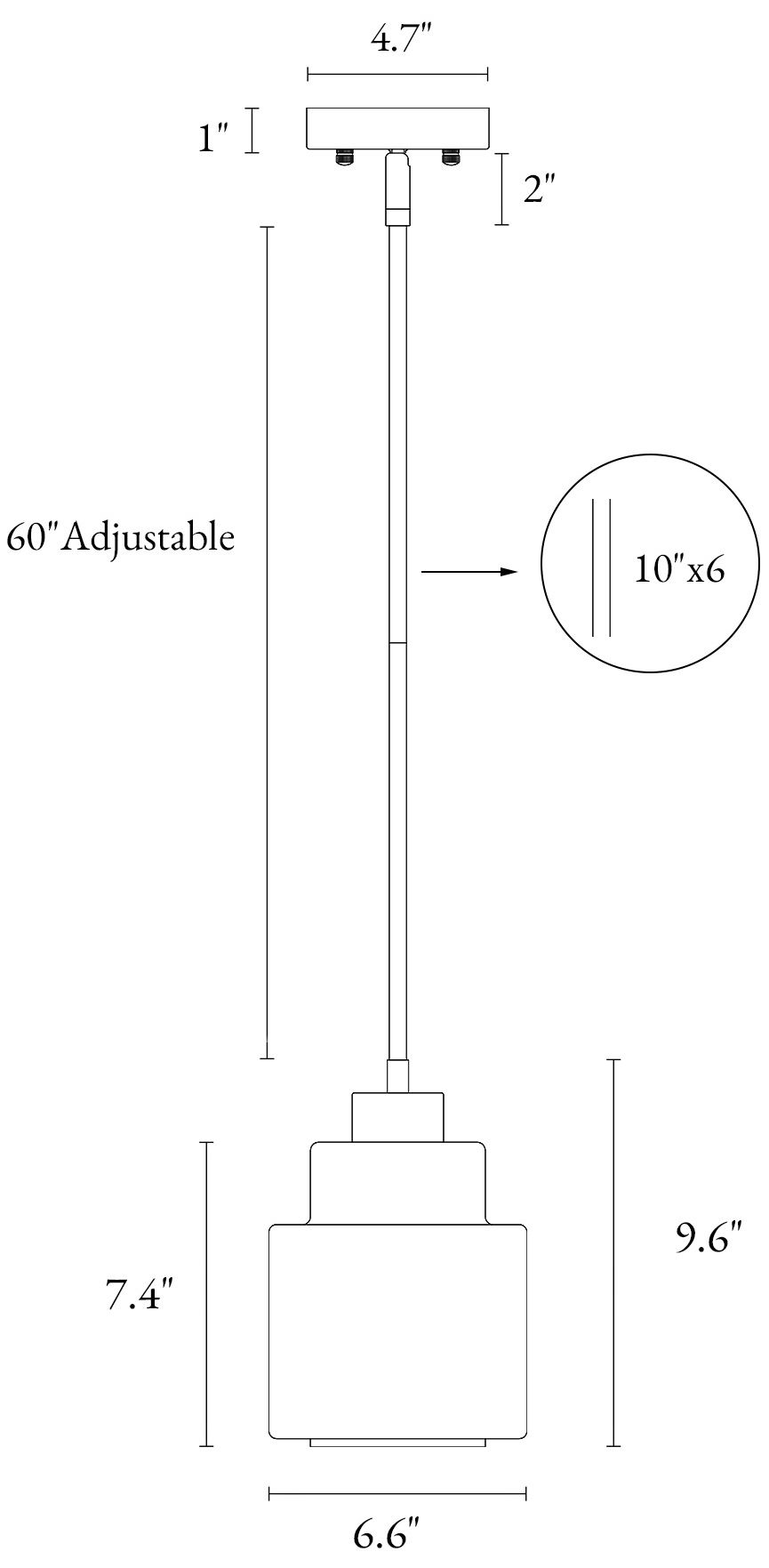 Image 5 6 3/5" Wide Brass And Clear Glass Mini Pendant more views