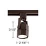 7_6.5 Watt LED Bronze Track Head For Halo Track System more views