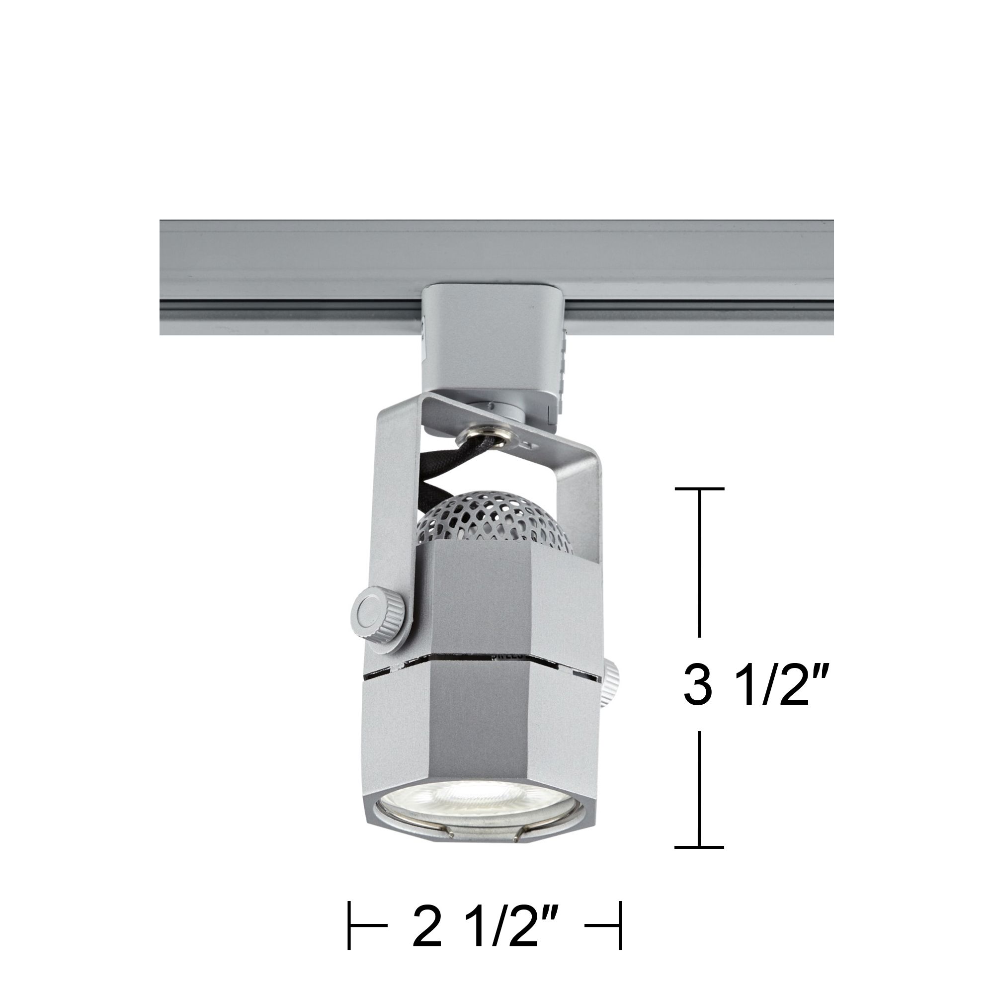 6.5 Watt LED Brushed Nickel Track Head For Juno Track System