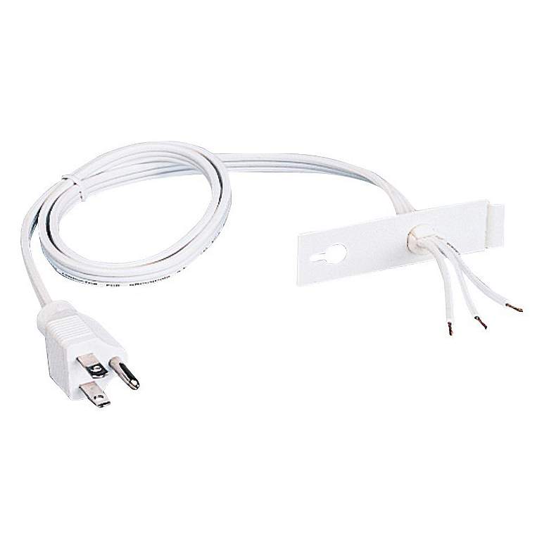 Image 1 6-Foot White Cord and Plug for Juno Under Cabinet UFL Series