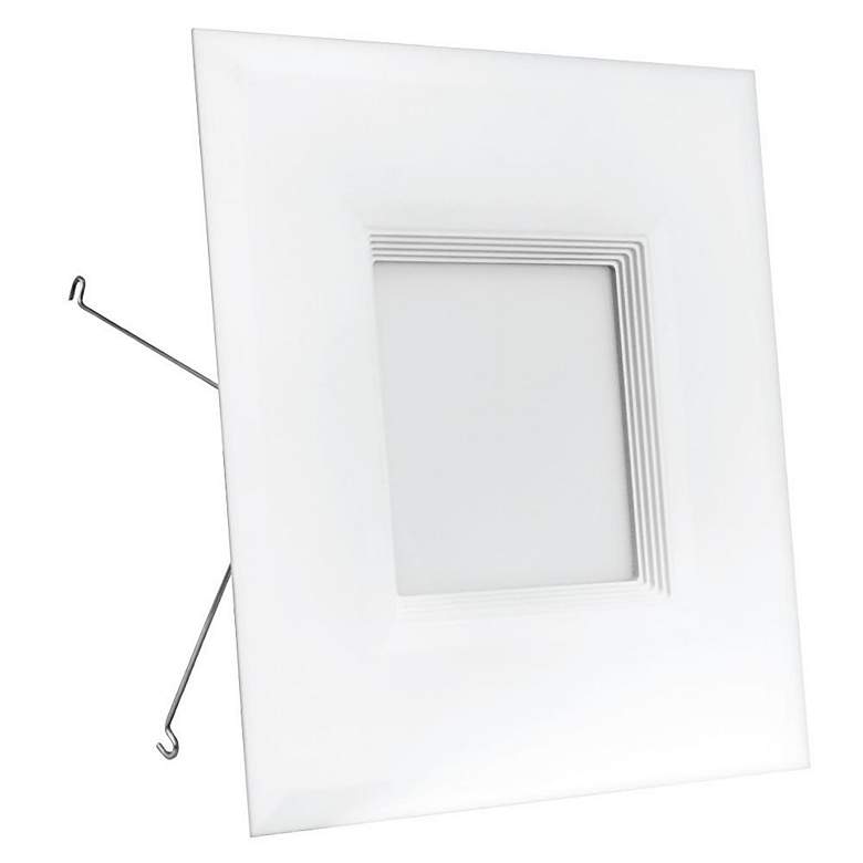Image 1 6 inch Feit Baffle White 11W Square LED Retrofit Trim