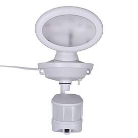 Image2 of 6" High White Solar LED Security Video Camera and Spotlight more views