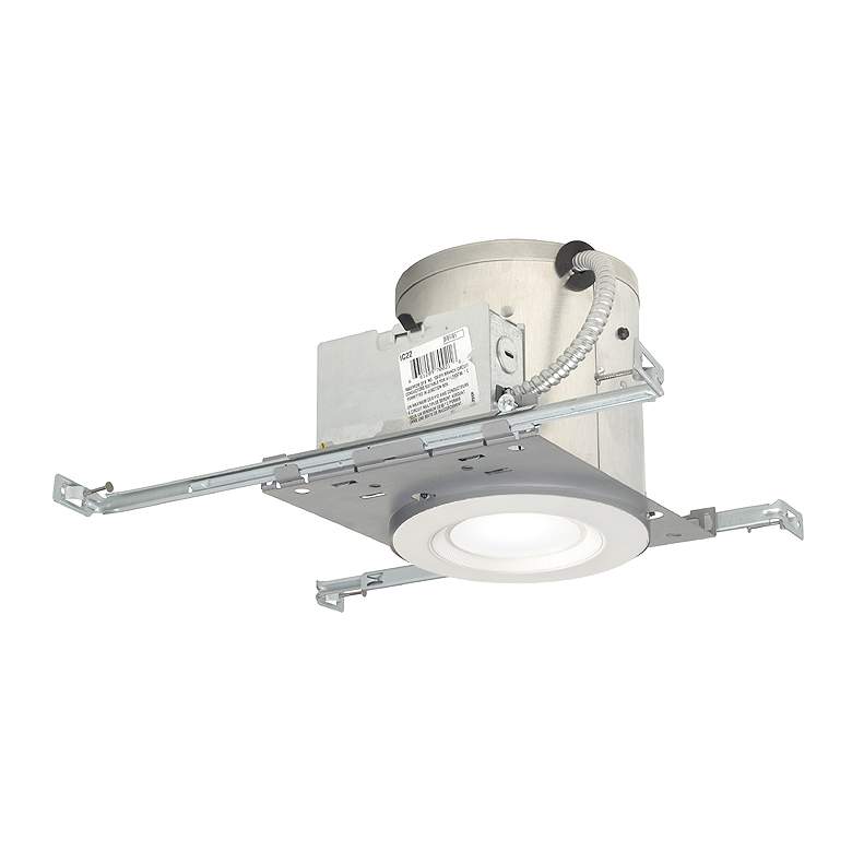Image 1 6 inch IC New Construction 19 Watt LED Complete Recessed Kit