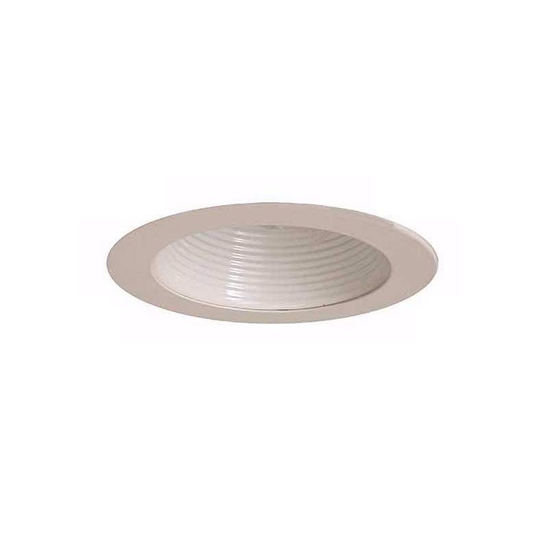 Image 1 6" Line Voltage White Painted Baffle