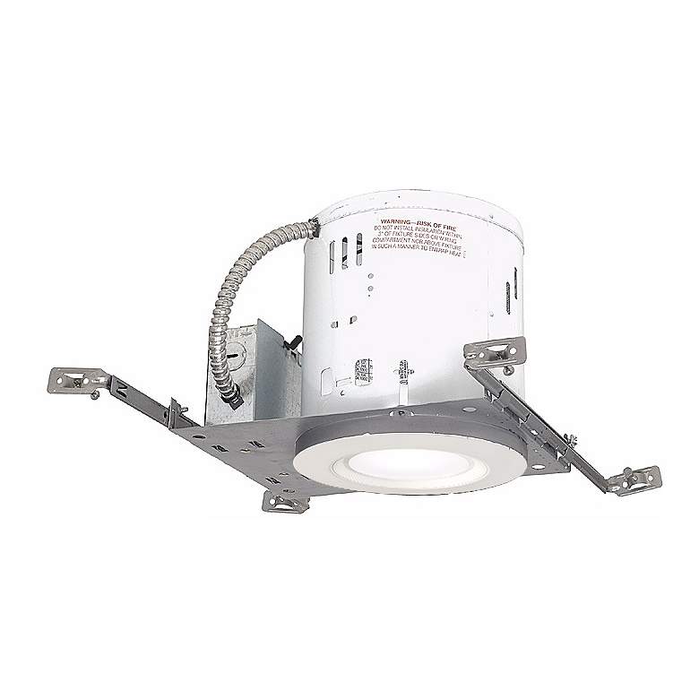 Image 1 6 inch Non-IC New Construction 15W Complete Recessed Kit