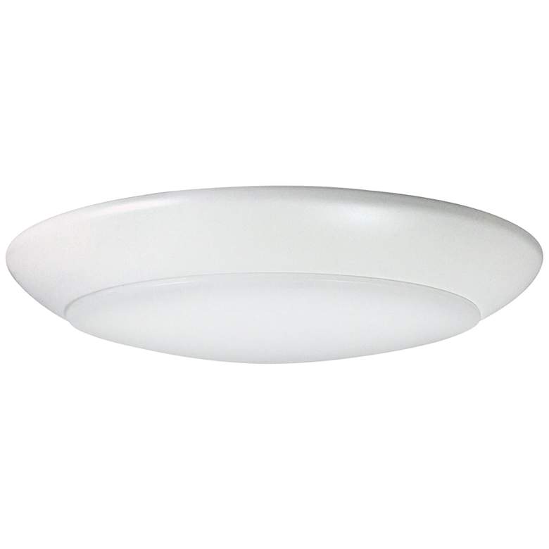 Image 1 6 inch Nora Opal 12.5-W Surface Mount LED Retrofit Trim in White