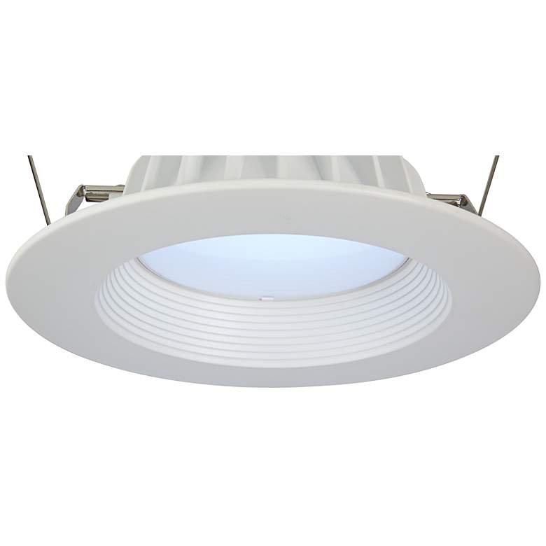 Image 1 6 inch Recessed 11-W  Dimmable LED Retrofit Light Trim in White