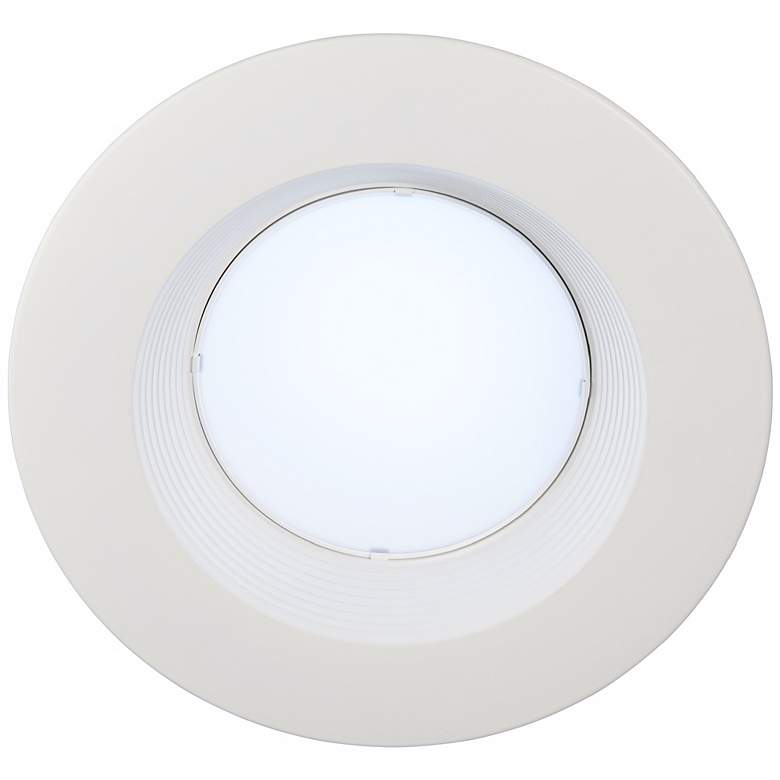 Image 3 6 inch Recessed 11-W  Dimmable LED Retrofit Light Trim in White more views