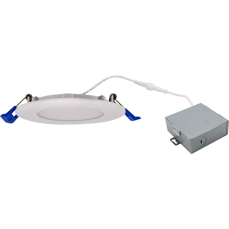 Image 4 6 inch Round White J-Box Retrofit LED Recessed Downlight more views