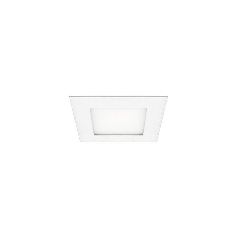 Image 1 6 inch Square 12 Watt LED Retrofit Trim w/ Mounting Plate