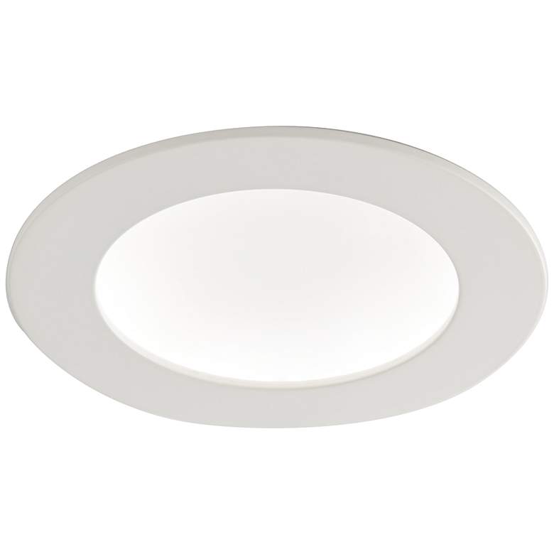 Image 2 6" White Dome Retrofit 15 Watt LED Recessed Downlight 2-Pack more views
