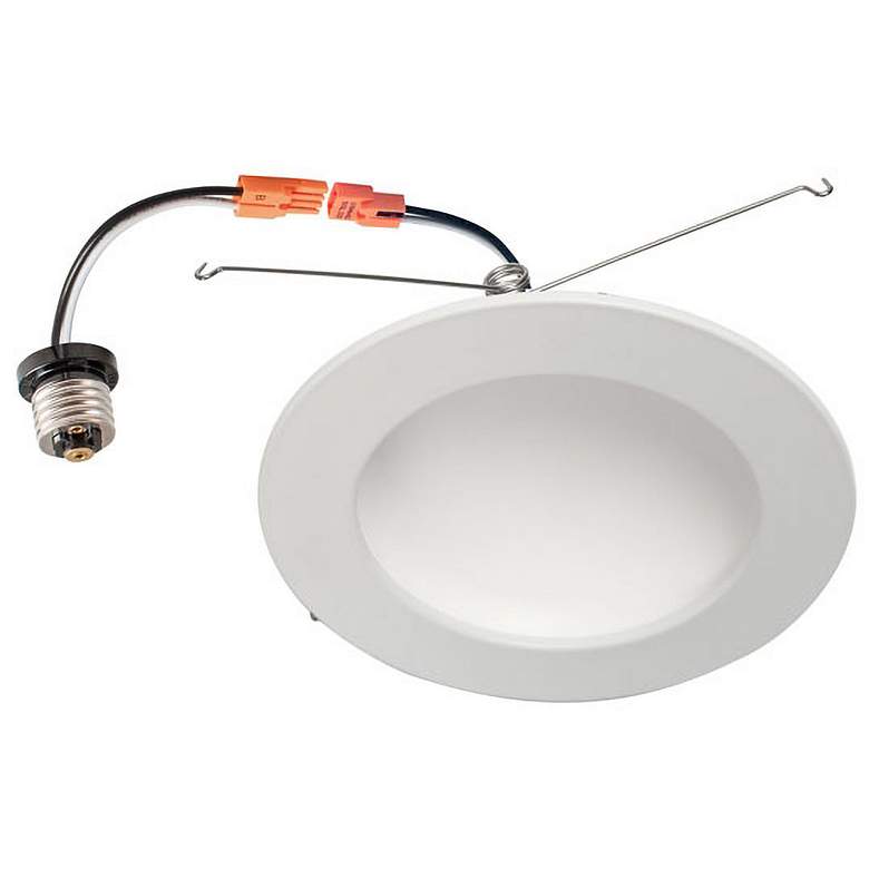 Image 2 6 inch White Dome Retrofit 15 Watt LED Recessed Downlight 6-Pack more views