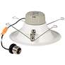 6" White Plain 15W - 1350 Lumen Dimmable LED Retrofit Trim