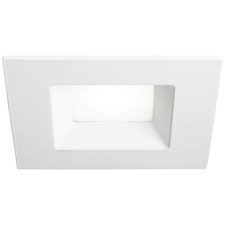 Image 1 6" White Square Retrofit 15 Watt LED Recessed Light