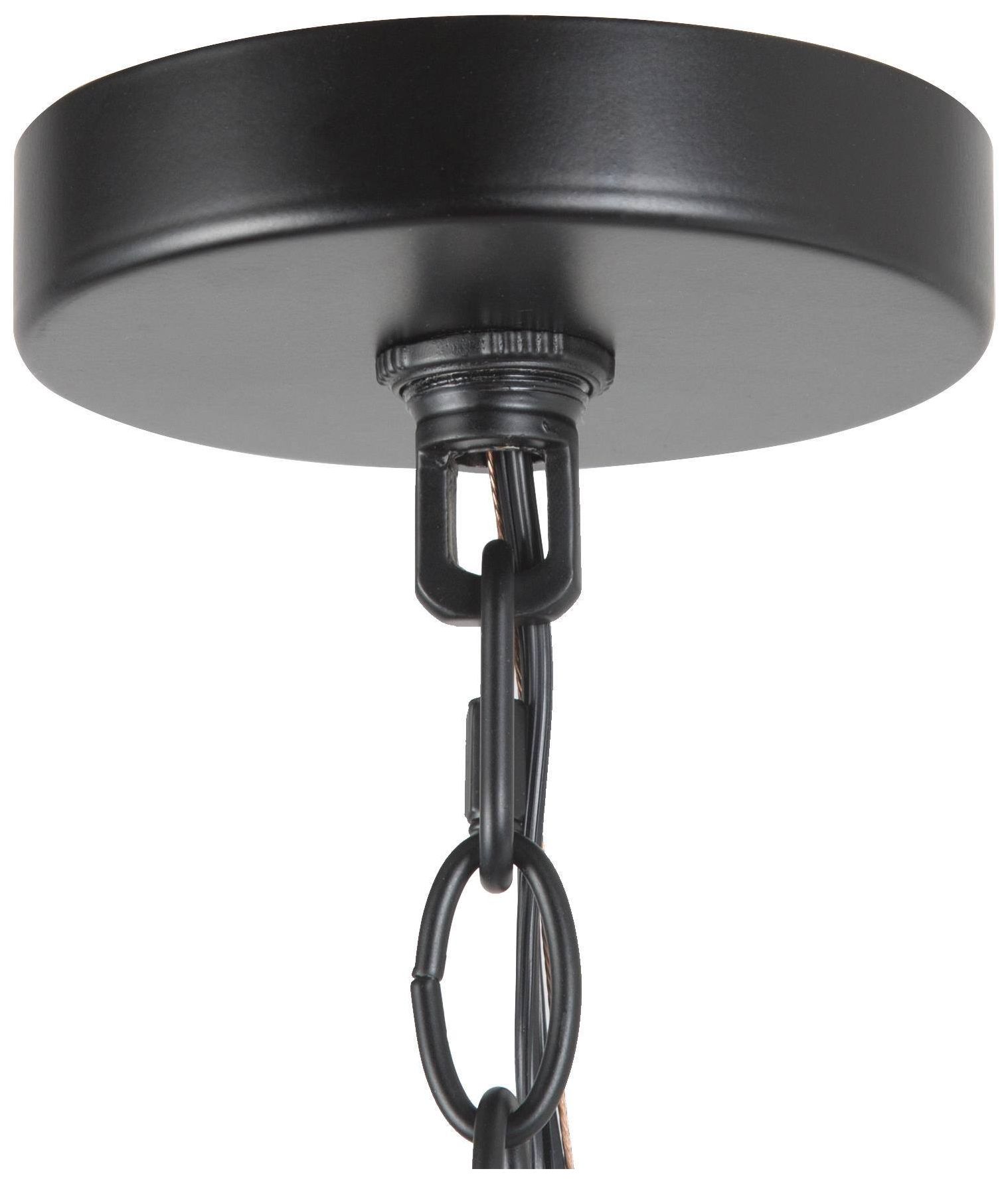 Image 3 6-Light 26.8"W Classic Matt Black Chandeliers more views
