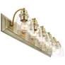 6 Light Antique Brass Vanity Sconce