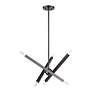 4_6 Light Black Chrome Chandelier more views