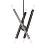 6_6 Light Black Chrome Chandelier more views